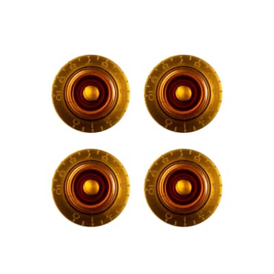 Gibson Top-Hat Knobs, Amber image 2