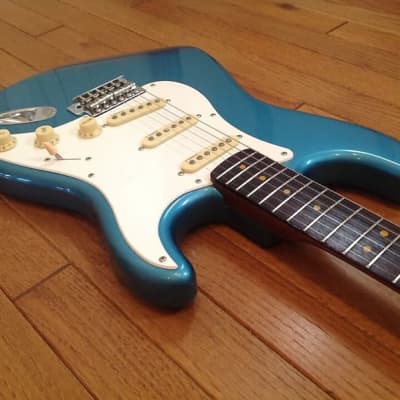 LV Custom Shop Fender (esque) Clay Dot Partscaster Stratocaster in Gloss Placid Blue image 4