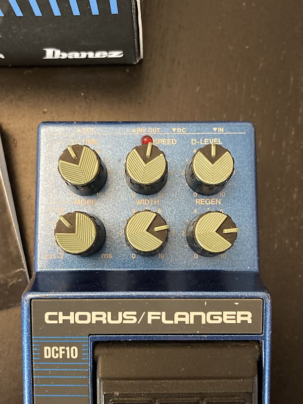 Ibanez DCF10 Digital Chorus/Flanger with original box and instructions