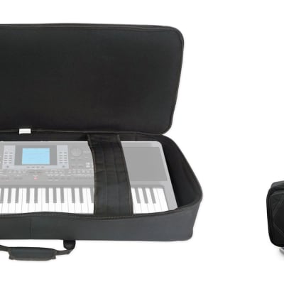 Rockville BEST BAG 49 Padded Rigid Keyboard Gig Bag Case for Korg Micro ARRANGER