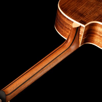 Hsienmo curly redwood tasmanian blackwood guitar with case image 8
