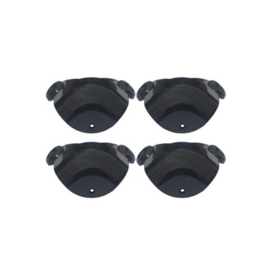 Immagine Original One-Pin Black Plastic Corners for Vintage Vox Amplifiers - Set of Four Corners - 1