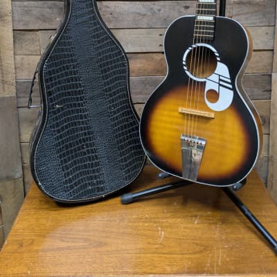 ギター TRUETONE 1962 Truetone by Kay N1 Archtop Electric Pancake Case Pickup Neck