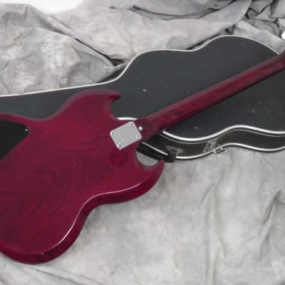 1970s Penco EB3 Gibson Style Bass - Cherry - MIJ Matsumoku EB-3- Original Case image 3