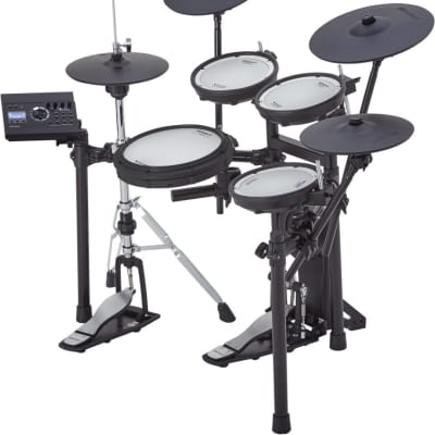 Roland TD-9KX2-S V-Tour Electronic Drum Set w/ DW Pedal & Throne 