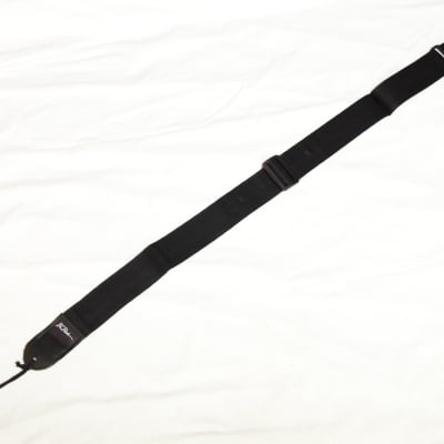 BC RICH plain solid BLACK nylon GUITAR strap - NEW image 1