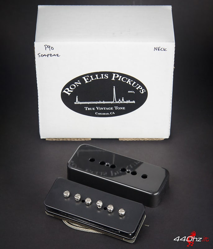 Ron Ellis Pickups Classic P-90 Soapbar Neck Pickup Black or Cream - '50s  Gibson P-90 Replica