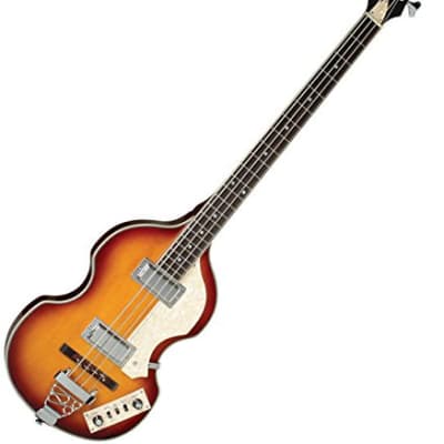 Jay Turser JTB-2B-VS Series Semi-Hollow Violin Shaped Body Maple Neck 4-String Electric Bass Guitar image 7