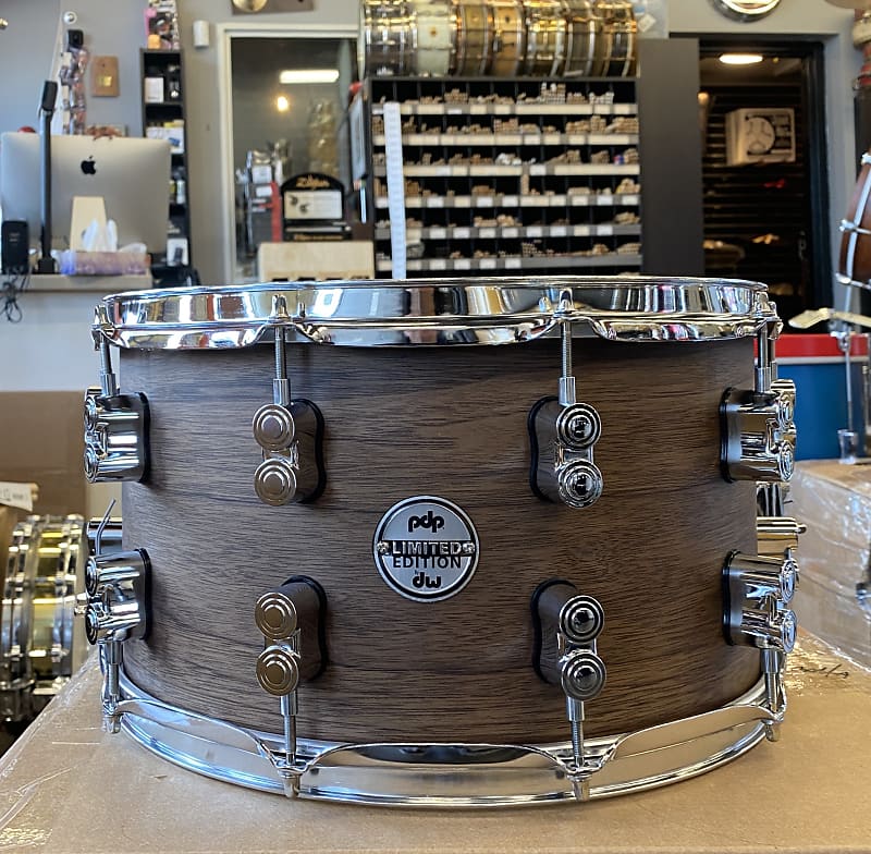 PDP Limited Edition 20 ply 8 x 14 Maple/Walnut Snare - New