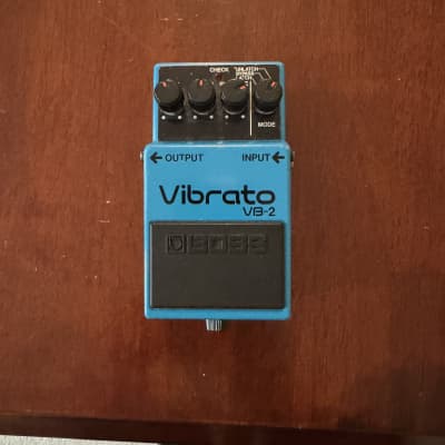 Vintage 1980's BOSS VB-2 Vibrato guitar effects fx pedal Vintage 1980's BOSS VB-2 Vibrato guitar effects fx pedal