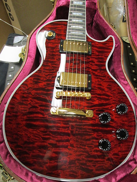 Gibson Les Paul Custom Quilt Top Fire Tiger Limited