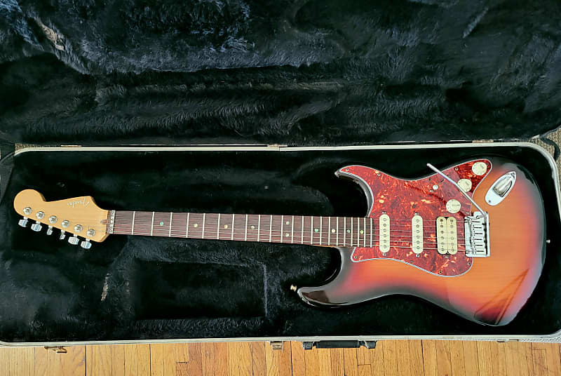 Fender American Deluxe Fat Stratocaster HSS 2000 Sunburst image 1