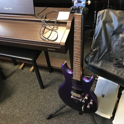 Ibanez Musician MC-100 custom 1977 Metallic custom nascar blue / purple expensive paint made in Japan in very good- excellent condition with hard case image 4