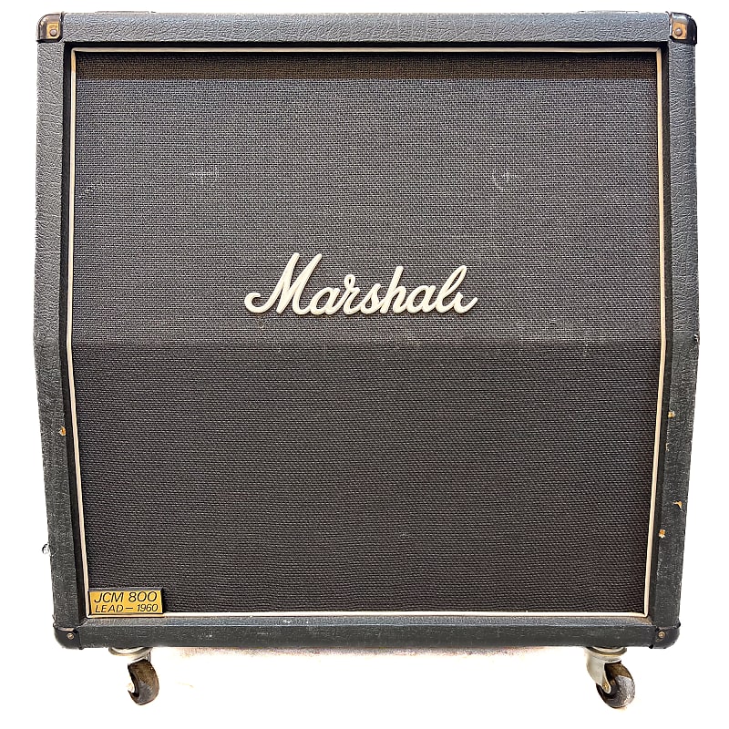 Marshall JCM 800 Lead 1960 Cabinet w/ Wheels Owned by Phil Manzanera |  Reverb