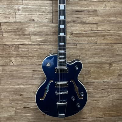 Epiphone Uptown Kat ES Semi Hollow Guitar- Sapphire Blue Metallic 7lbs  2oz. New! image 2