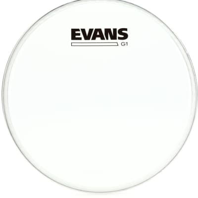 Evans Hydraulic Glass Drumhead - 8 inch  Bundle with Evans G1 Clear Drumhead - 8 inch image 2