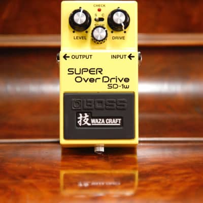 Boss SD-1W Waza Craft Overdrive Pedal Pre-Owned for sale