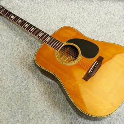 Vintage 1970's made Japan vintage Acoustic Guitar Westone W-40 Jacaranda body Made in Japan image 24