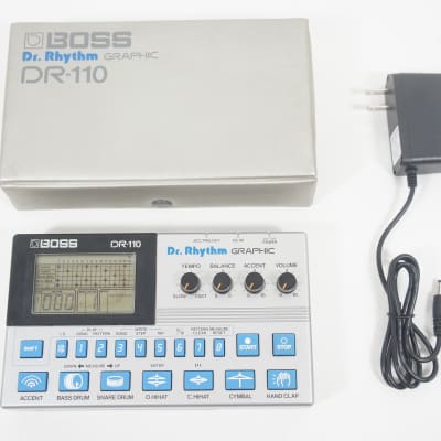 [SALE Ends Nov 4] BOSS DR-110 Dr. Rhythm Graphic Analog Drum Machine w/ 100-240V PSU