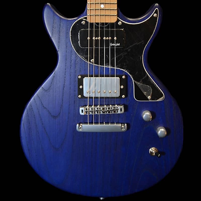Gordon Smith GS1.5 P90 H Swamp Ash in Solid Blue, SN#19142 image 1