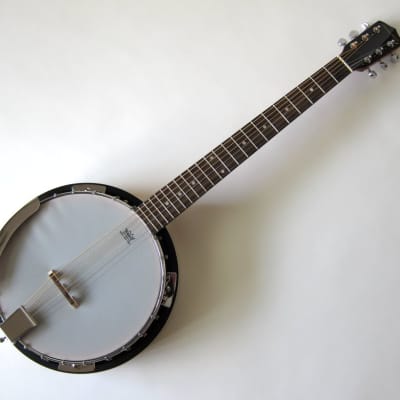 Trinity River PRB600 Mahogany Resonator 6-String Banjo-Tar w/Remo's Head image 3