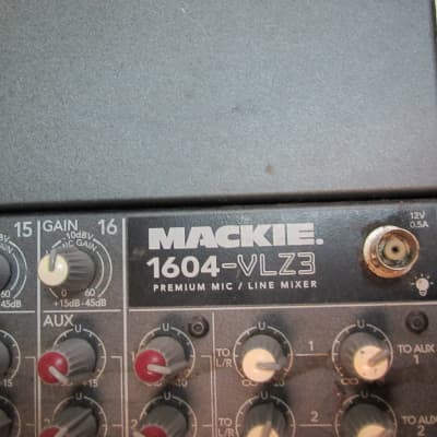 Mackie 1604-VLZ3 16-Channel Mic / Line Mixer 2008 - 2014 - Black image 4