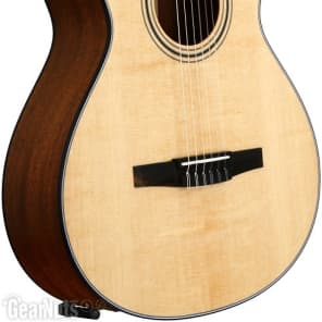 Taylor 312ce-N Nylon Acoustic-electric Guitar - Natural Sitka Spruce image 2