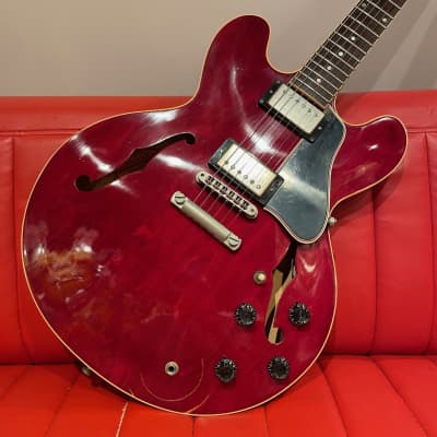 Gibson Custom Shop Inspired by Series Lee Ritenour ES-335 Antique Faded Cherry Aged & Signed [SN LR 024] (05/06) for sale