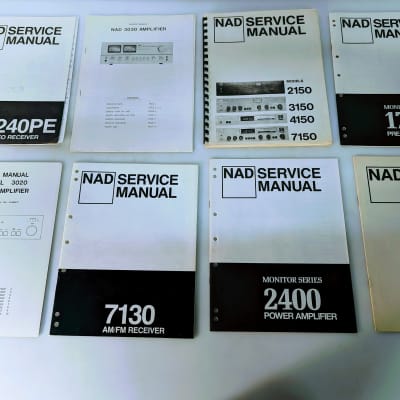 (50) Stereo Radio Amplifier Manuals NAD Teac Harman Acoustic Research Sony image 2