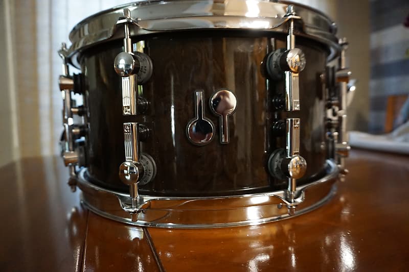 Sonor SQ2 13x7  heavy Maple Snare Drum Dark Roots High Gloss image 1