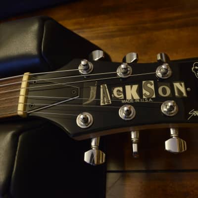 Jackson USA Scott Ian Anthrax Signature JJ1 Natural Korina Custom Dice Inlay Ransom Headstock Guitar image 4