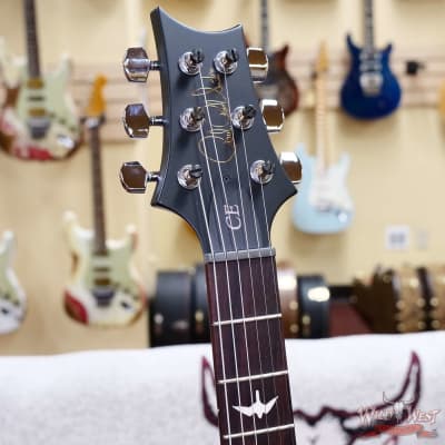 Paul Reed Smith PRS Wild West Guitars Special Run CE 24 Painted Black Neck 57/08 Covered Pickups Faded Grey Black Blue Burst 7.50 LBS image 5