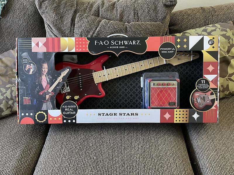 FAO Schwarz Stage Stars Electric 6-String Guitar And Amp image 1