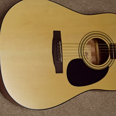 Cort AD810E OP Standard Series Spruce/Mahogany Dreadnought with Electronics 2010s - Open Pore Natural image 2
