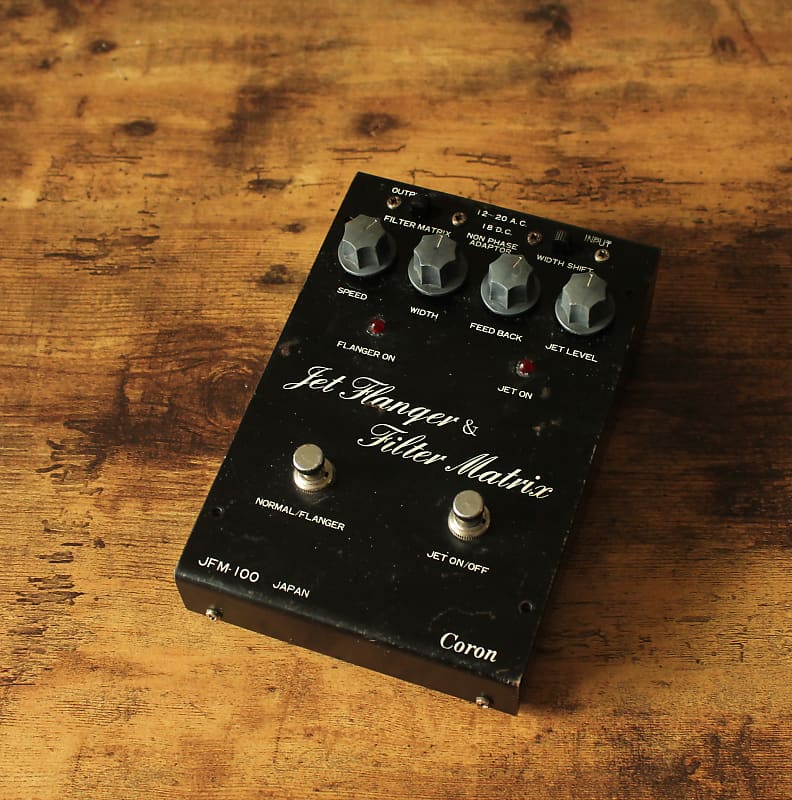 Vintage Coron JFM 100 Jet Flanger Filter Matrix Reticon SAD1024 BBD chip