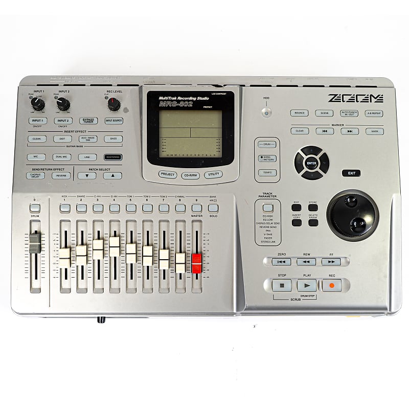 Zoom MRS 802 MultiTrak Digital Recording Studio with Power Supply