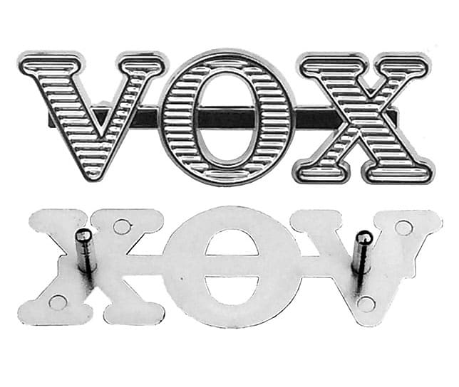 Small Genuine Vox Logo, Chrome Plated