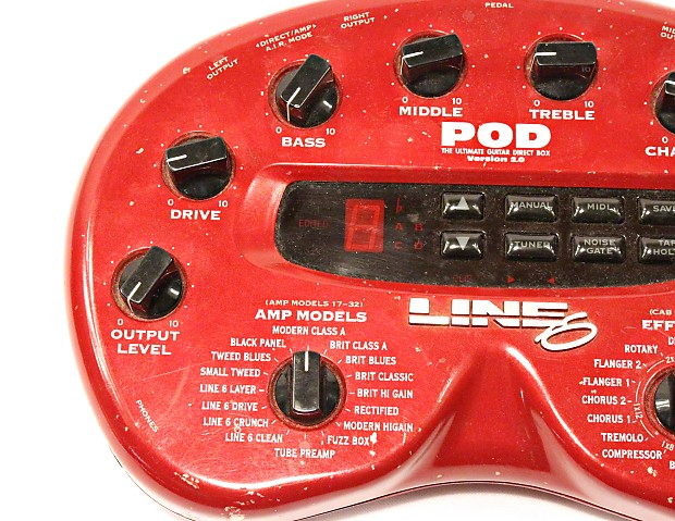 Line 6 Pod 2.0 & FB4 Foot switch | Reverb