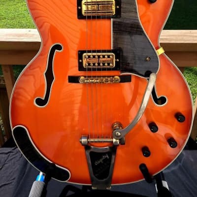 David Wallace Custom Guitar Robert Anderson Model AT-1030  2013 - Orange image 14