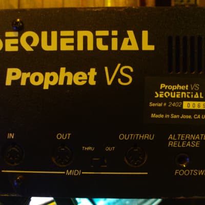 Sequential Circuits Prophet VS rackmount synth module #69 1985 image 5