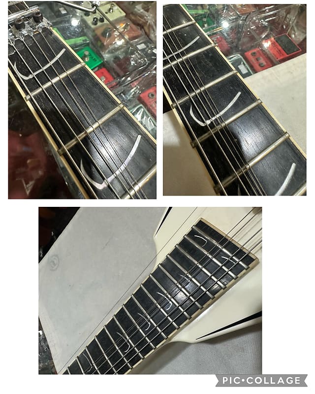 ESP Alexi Laiho Standard Scythe V 2007 White Electric Guitar ESP Alexi Laiho Standard Scythe V 2007 White Electric Guitar