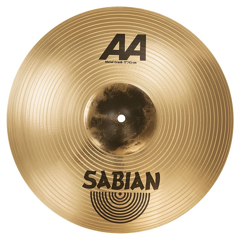 Sabian 17" AA Metal Crash Cymbal 2012 - 2018 image 1