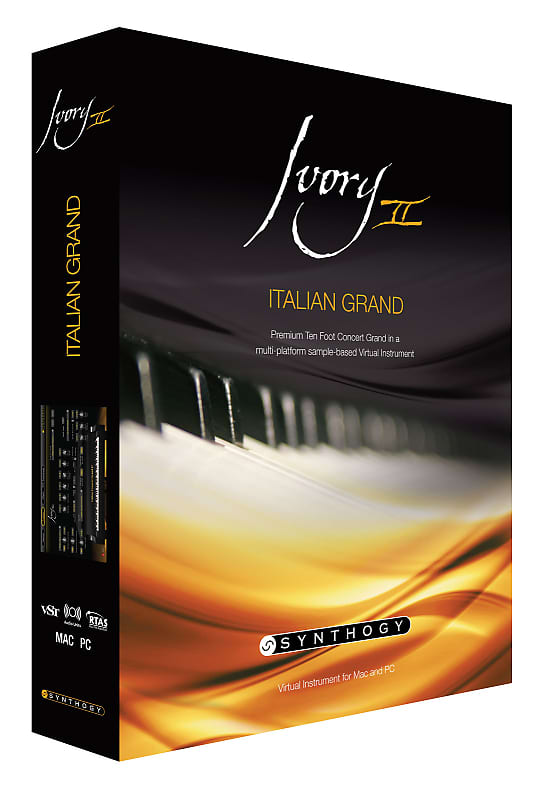 New Synthogy Ivory II Ivory II Italian Grand Piano Software (Download/Activation Card) image 1