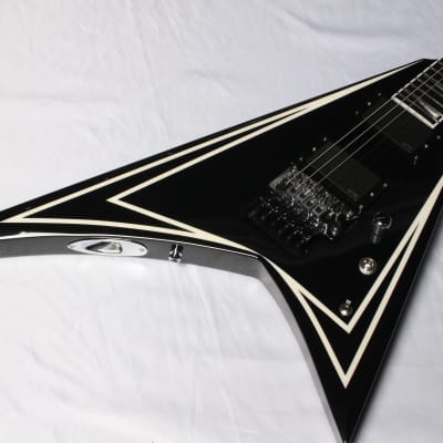 ギター E-II SV Black w/White Stripes ESP E-II SV BLACK W WHITE STRIPE ES3035213