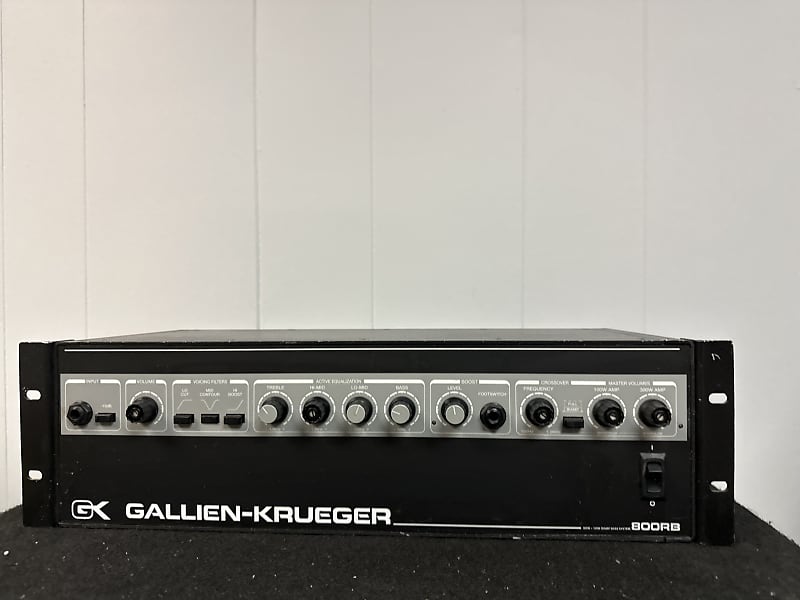 Gallien-Krueger 800RB 300 / 100-Watt Bi-Amp Bass Amp Head