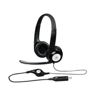 Logitech ClearChat H390 Comfort USB Headset with Noise-Canceling Microphone for Windows and Mac image 2
