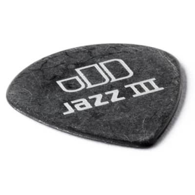 Dunlop 482P1.0 Tortex Pitch Black Jazz III Guitar Picks, 1.0mm, 12-Pack image 7