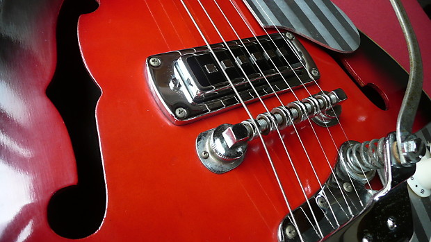 Teisco EP-2L Hollow Body Electric Guitar Japan Vintage