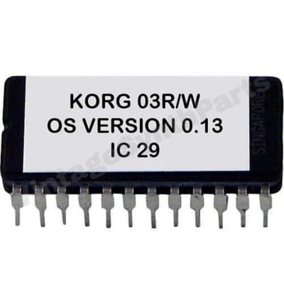 Korg 03R/W - Version 0.13 Firmware OS Upgrade Eprom Update for 03RW Rom