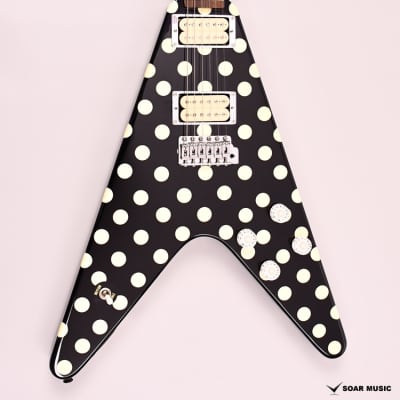 Fernandes FV105RR Randy Rhoads Polka Dot style Flying V